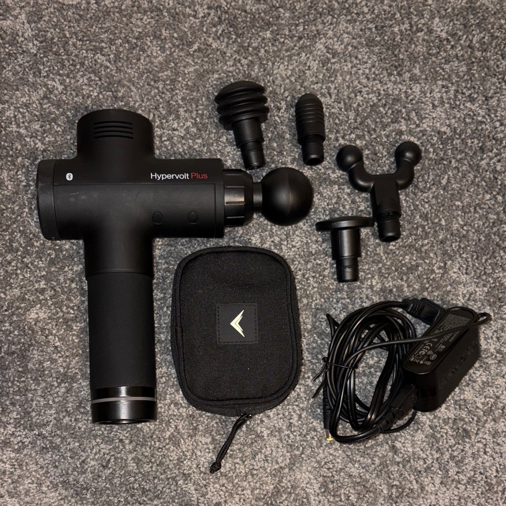 Hyperice Hypervolt Plus Massage Gun with Attachments